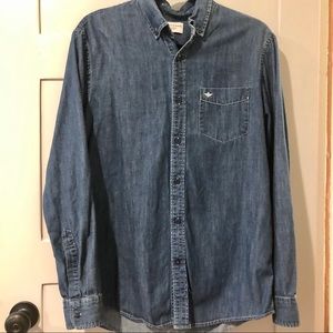 Men’s Long Sleeve Denim Button Up